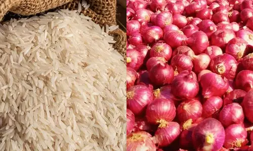 வெங்காயம், பாசுமதி அரிசி ஏற்றுமதிக்கு கட்டுப்பாடு நீக்கம்- மத்திய அரசு