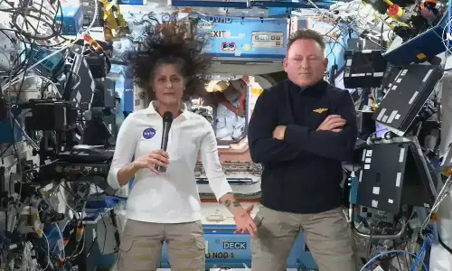 விண்வெளி மகிழ்ச்சியான இடம் என்கிறார் சுனிதா வில்லியம்ஸ்