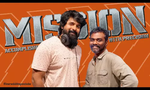 அமரன் படத்திற்கான டப்பிங் பணிகளை முடித்த சிவகார்த்திகேயன்