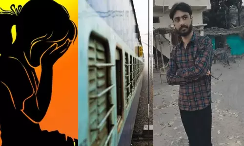 ஓடும் ரெயிலில் சிறுமிக்கு பாலியல் தொல்லை.. ரெயில்வே ஊழியர் அடித்துக் கொலை