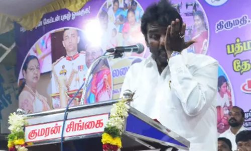 விஜயகாந்த் பற்றி பேசும்போது கண்ணீர் விட்டு அழுத விஜய பிரபாகரன்