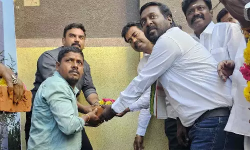 புதிய தங்கும் விடுதி கட்டிடத்திற்கு விஜய் வசந்த் எம்.பி. அடிக்கல் நாட்டினார்