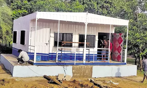 container school in Telangana