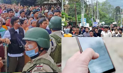 மணிப்பூரில் இணைய சேவை தடை தளர்த்தப்பட்டு நாளை பள்ளிகள் திறப்பு