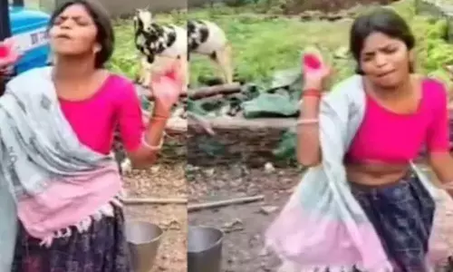 சாமியாடி டிராக்டரை மீட்ட பெண்- வைரலாகும் வீடியோ