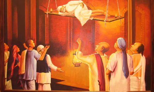 பாபாவின் மகிமைகள்-அந்தரத்தில் தூங்கிய பாபா