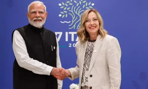PM Modi and Girogia Meloni