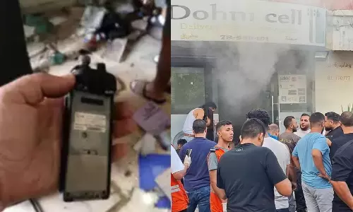 லெபனானில் பேஜர்களை தொடர்ந்து ஹிஸ்புல்லாவினரின் வாக்கி டாக்கிகள் வெடித்துச் சிதறியதால் பரபரப்பு