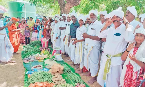 3 ஆயிரம் பேர் பங்கேற்ற புரட்டாசி காய்கறி திருவிழா