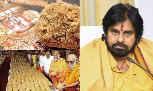 லட்டில் மாட்டிறைச்சி கொழுப்பு.. சனாதன தர்ம பாதுகாப்பு வாரியம் அமைக்கக் கோரும் பவன் கல்யாண்