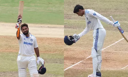 கில் சதம், டோனி சாதனையை சமன் செய்த ரிஷப் பண்ட்- இந்தியா 287/4 டிக்ளேர்