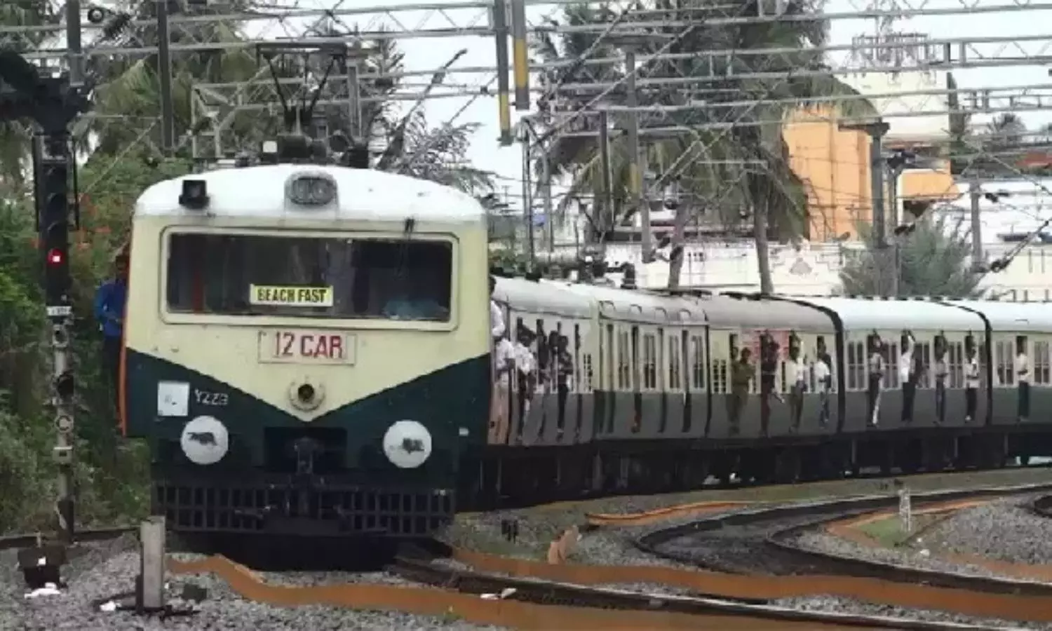 சென்னை கடற்கரை-தாம்பரம் மின்சார ரெயில் சேவை ரத்து