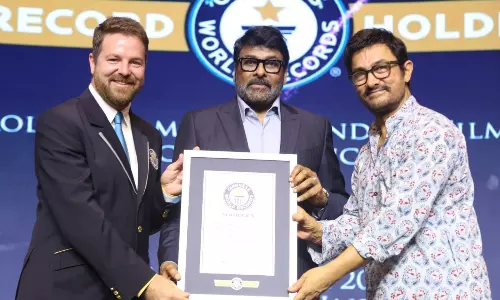 கின்னஸ் உலக சாதனை பெற்ற நடிகர் சிரஞ்சீவி