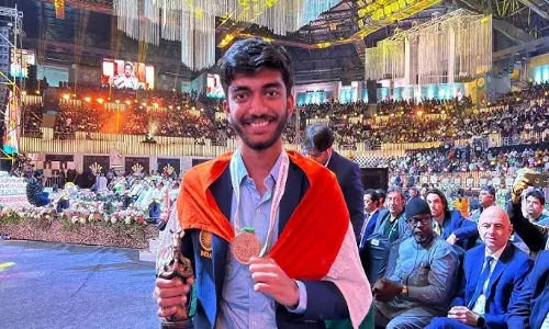 செஸ் ஒலிம்பியாட்டில் தங்கம் வென்றது மகிழ்ச்சி- கிராண்ட் மாஸ்டர் டி.குகேஷ்