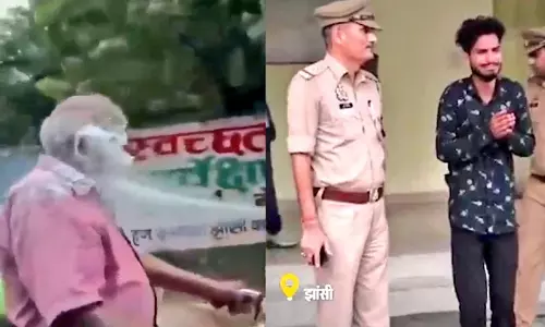 YouTuber Vinay Yadav Arrested For Reels Of Spraying Old Man On Bicycle