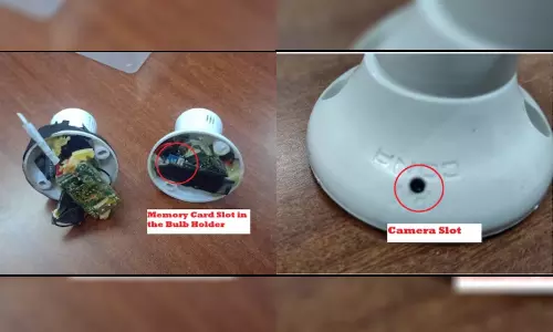 பாத்ரூமில் ரகசிய கேமரா.. இளம்பெண் அதிர்ச்சி.. வீட்டு உரிமையாளர் மகன் அதிரடி கைது