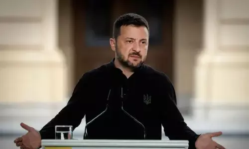 விரைவில் அமைதி திரும்பும்.. போர் முடிவுக்கு வர உள்ளது - அமெரிக்காவில் உக்ரைன் அதிபர் ஜெலன்ஸ்கி