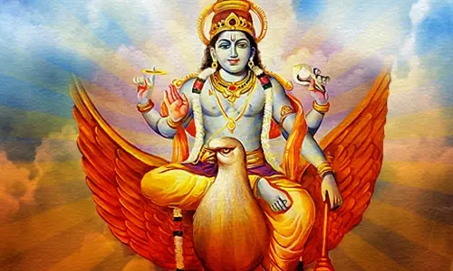 நாராயணருடன் ஐக்கியமானவராக விளங்கும் கருடர்