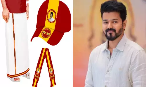 தமிழக வெற்றிக் கழக மாநாடு: வேட்டி-சட்டைகள் தயாரிக்க திருப்பூர்-ஈரோட்டில் குவியும் ஆர்டர்கள்