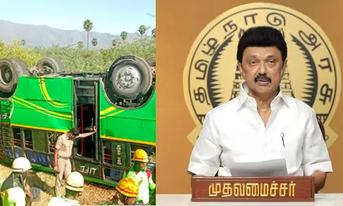 விருதுநகர் மினி பஸ் விபத்து- முதலமைச்சர் நிதியுதவி அறிவிப்பு