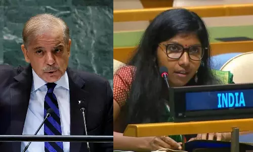 மோசமான பாசாங்குத்தனம்: ஜம்மு காஷ்மீர் குறித்து ஐ.நா.வில் பேசிய பாகிஸ்தான் பிரதமருக்கு இந்தியா பதிலடி