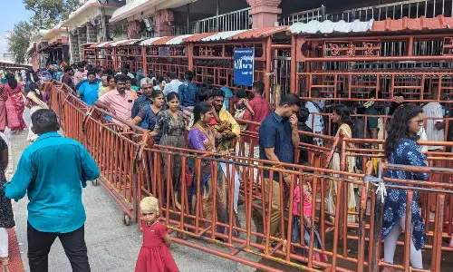 காலாண்டு விடுமுறை எதிரொலி- பழனிக்கு படையெடுத்த பக்தர்கள்