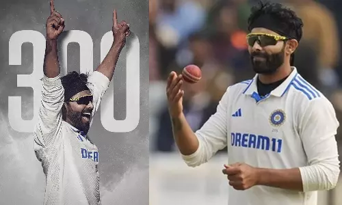 Jadeja record 300 wickets in Test cricket