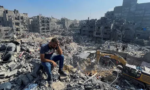 காசாவில் போர் தொடங்கியதில் இருந்து 3-இல் 2 கட்டிடங்கள் சேதம்: ஐ.நா. தகவல்