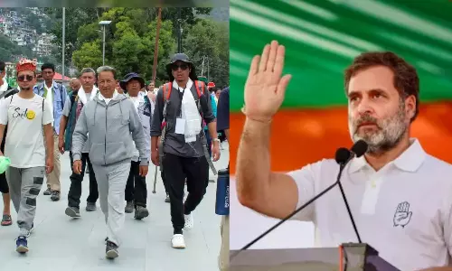 டெல்லி நோக்கி வந்த லடாக் போராட்டக்காரர்கள் எல்லையில் கைது.. தடை உத்தரவு அமல் - ராகுல் கண்டனம்