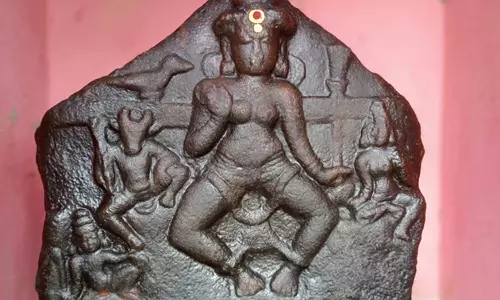 செஞ்சி அருகே 1200 ஆண்டுகள் பழமைவாய்ந்த தவ்வை சிற்பம் கண்டுபிடிப்பு