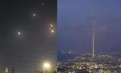 ஈரான் ஏவுகணைகளை சிதறடிக்கும் இஸ்ரேலின் அயன் டோம்