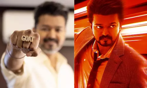 கையில் GOAT மோதிரத்துடன் நடிகர்  விஜய் பகிர்ந்த நச் புகைப்படம்!