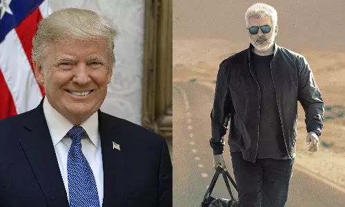 டிரம்பிடம் விடாமுயற்சி அப்டேட் கேட்ட அஜித் ரசிகர்கள்