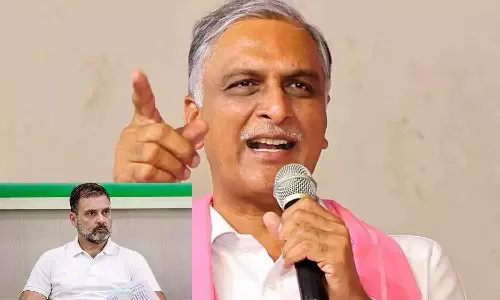 ராகுல் காந்தி வீடு முன்பு போராட்டம்-  பி.ஆர்.எஸ் கட்சி அறிவிப்பு