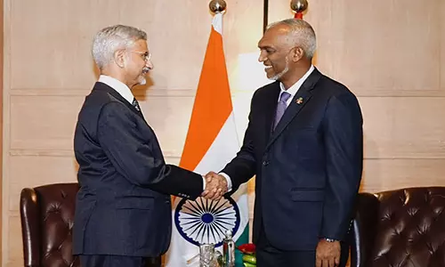 இந்தியா வந்துள்ள மாலத்தீவு அதிபர் ஜெய்சங்கருடன் சந்திப்பு