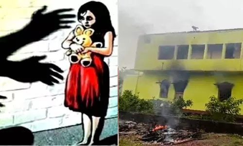 10 வயது சிறுமி பலாத்காரம் செய்யப்பட்டு கொலை..  காவல் நிலையத்துக்கு தீ வைப்பு - மேற்கு வங்க கொடூரம்