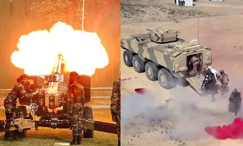 பயிற்சியின்போது பீரங்கி குண்டு வெடித்து விபத்து..  2 அக்னிவீரர்கள் உயிரிழப்பு