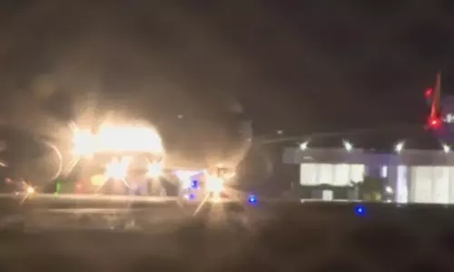 பீதியை கிளப்பிய திருச்சி விமானம்.. பத்திரமாக தரையிறங்கியது