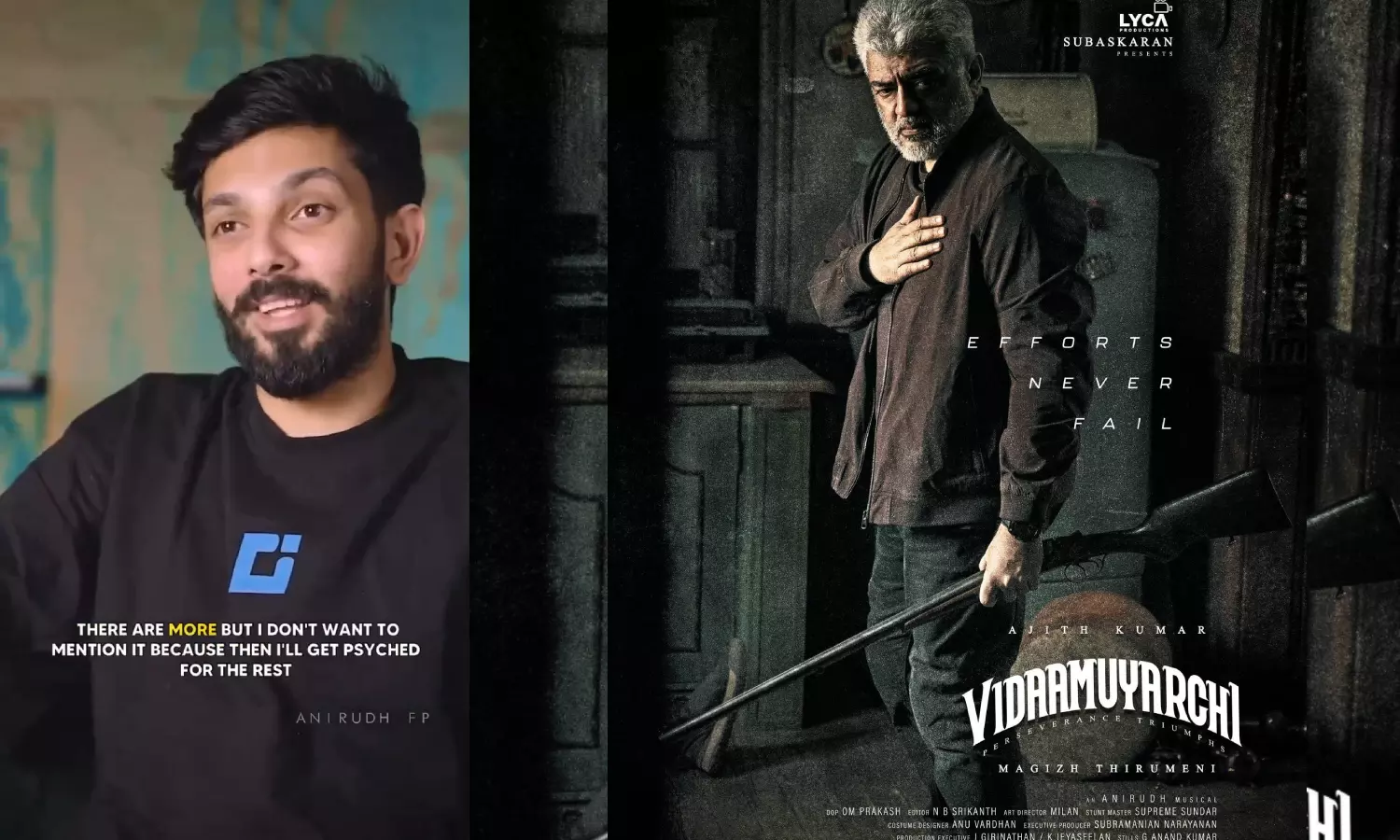 பொங்கலுக்கு வெளியாகும் அஜித்தின் விடாமுயற்சி ? - அனிருத் கொடுத்த அப்டேட் பொங்கலுக்கு வெளியாகும் அஜித்தின் விடாமுயற்சி ? - அனிருத் கொடுத்த அப்டேட்