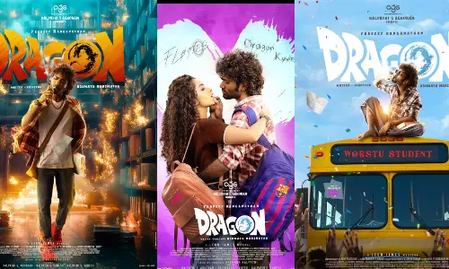 டிராகன் படத்தின்  அனுபமா பரமேஸ்வரனின் ஹாட் போஸ்டர்