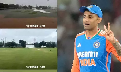 நம்ப முடியவில்லை.. கோயம்புத்தூர் கிரிக்கெட் மைதான ஊழியர்களை பாராட்டிய சூர்யகுமார் யாதவ்