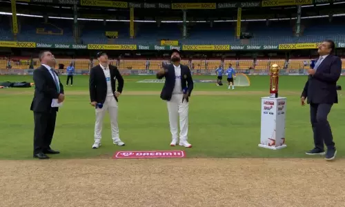 இந்தியா - நியூசிலாந்து டெஸ்ட் தொடர்.. டாஸ் வென்ற இந்தியா பேட்டிங் தேர்வு