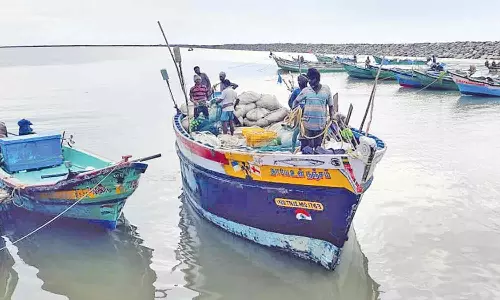 3 நாட்களுக்கு பிறகு கடலுக்கு மீன்பிடிக்க சென்ற வேதாரண்யம் மீனவர்கள்