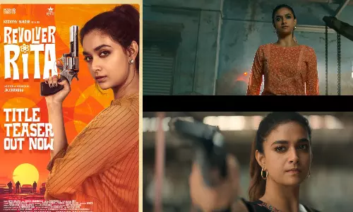 Im On The Way - கீர்த்தி சுரேஷின் ரிவால்வர் ரீட்டா டைட்டில் டீசர் வெளியீடு