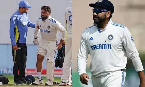 பாதியில் வெளியேறிய ரிஷப் பண்ட் குறித்து அப்டேட் கொடுத்த ரோகித் சர்மா