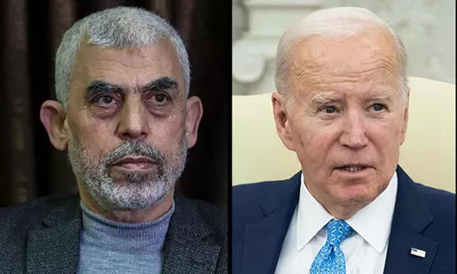 ஹமாஸ் தலைவர் உயிரிழப்பு: உலகத்துக்கே நல்ல நாள் என்கிறார் அதிபர் ஜோ பைடன்
