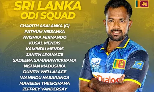 வெஸ்ட் இண்டீஸ்க்கு எதிரான ஒருநாள் தொடர்; இலங்கை அணி அறிவிப்பு