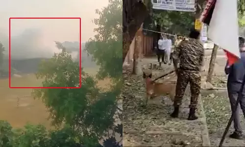 சி.ஆர்.பி.எப். பள்ளி அருகே குண்டுவெடிப்பு- டெல்லியில் பரபரப்பு