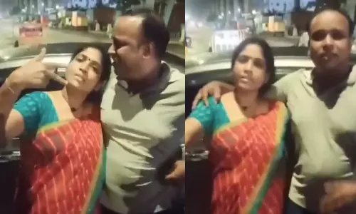 உதயநிதியை கூப்பிடவா? - மதுபோதையில் போலீசாரை அநாகரிகமாக திட்டிய ஜோடி கைது