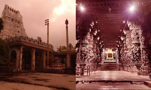 சிற்ப களஞ்சியமாக திகழும் நூறு கால் மண்டபம்